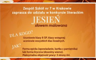 Jesień konkurs SP i LO wyr