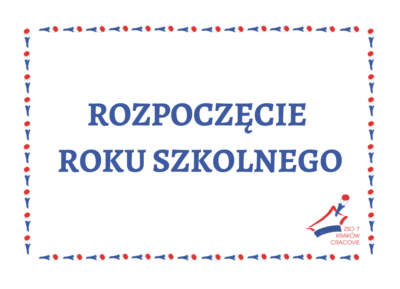 rozpoczęcie roku