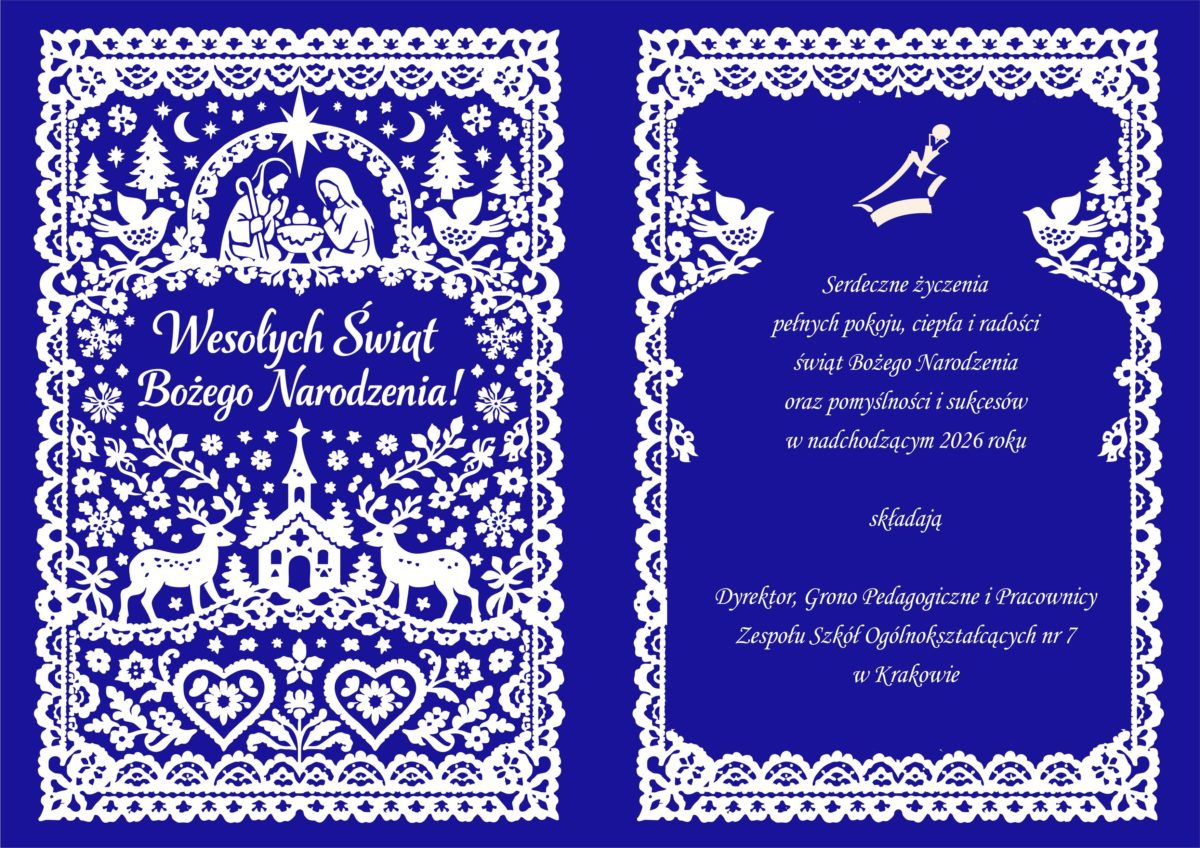 Kartka świąteczna niebieska_2025
